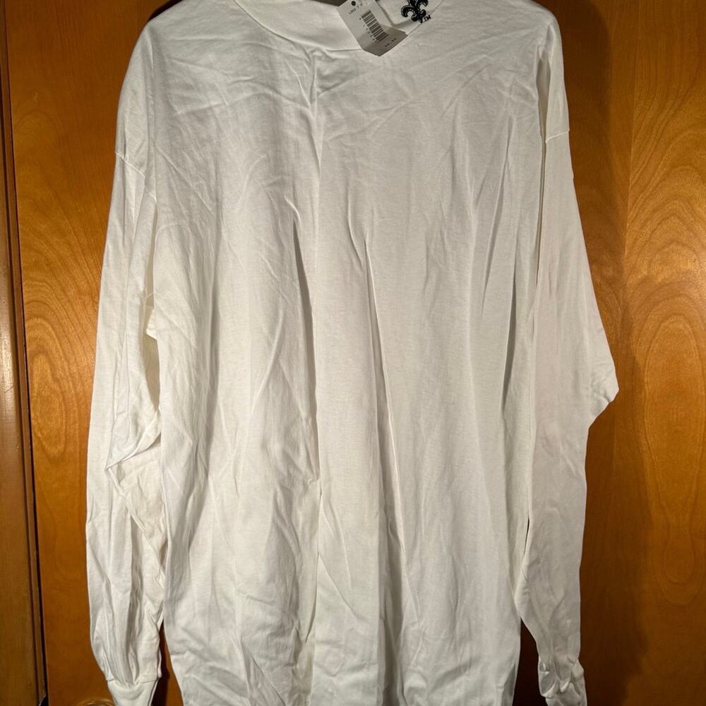 Vintage NWT 90s Logo Athletic New Orleans Saints Long Sleeve Shirt NFL XL USA‎